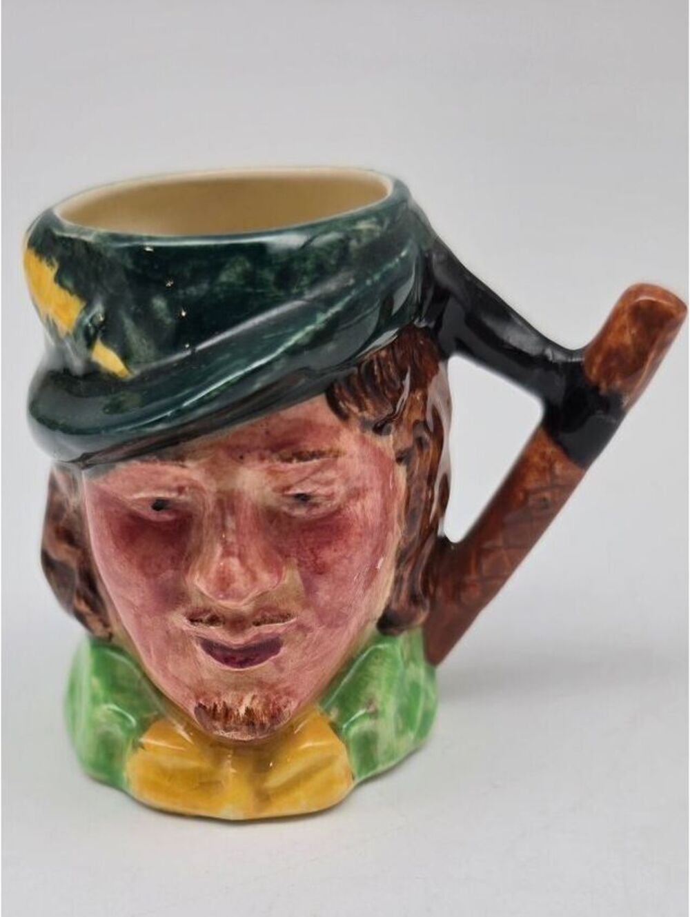 Royal Doulton Toby Mug Character Face Ceramic Mug with Pipe Handle